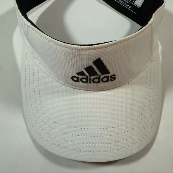 Adidas White Visor Hat - Picture 3 of 8
